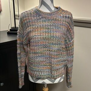 EVEREVE Sweater, Medium, Muted Multi-Color